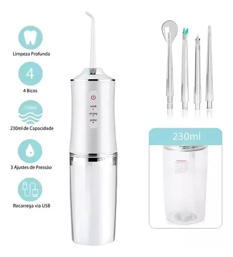 Irrigador Bucal Recargable