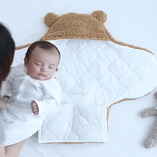 Manta Polar de Oso de Peluche